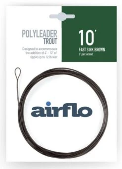 Airflo Trout 10' Polyleader -Fishing Equipment Store 10 Fast Sink
