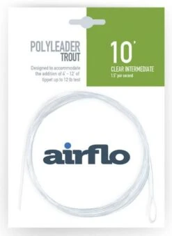 Airflo Trout 10' Polyleader -Fishing Equipment Store 10 intermediate