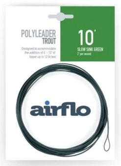 Airflo Trout 10' Polyleader -Fishing Equipment Store 10 slow slink