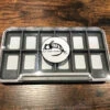 Fly Fish Food Logo Fly Box, Clear Single Sided 12 Magnetic Compartments - Large -Fishing Equipment Store 12MC