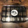 Fly Fish Food Logo Fly Box, Ultra Clear 18 Compartments - Large -Fishing Equipment Store 18c