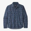 Patagonia Light Weight Fjord Flannel - Ikat Rows Stone Blue -Fishing Equipment Store 54020irsb 2