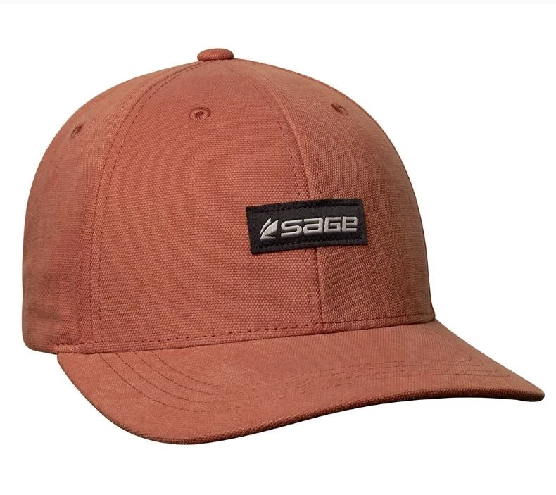 Sage 6 Panel Logo Hat - Rust 3 Sage 6 Panel Logo Hat - Rust