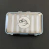 FLY FISH FOOD LOGO FLY BOX, CLEAR DOUBLE SIDED - LARGE, DRY AND NYMPH FOAM -Fishing Equipment Store AB18EFB 2