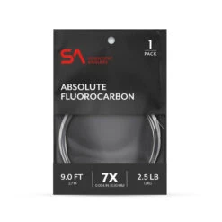 Scientific Anglers Absolute Fluorocarbon Tapered Leader - 9ft