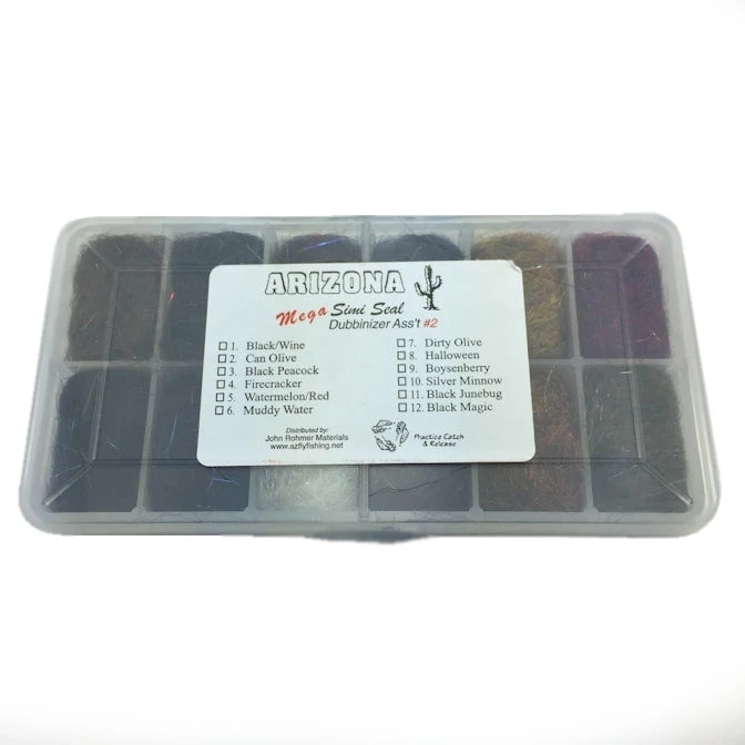 Arizona Mega Simi Seal Dubbing Dispenser #2 3 Arizona Mega Simi Seal Dubbing Dispenser #2