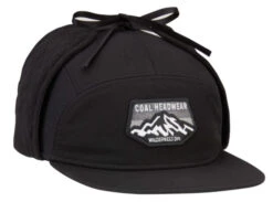 Coal Tracker Flannel Lined 5 Panel Earflap Cap