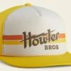 Howler Bros Structured Snapback Hat - Howler Electric Stripe: Gold/Stone -Fishing Equipment Store ElectricStripeGold