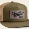 Howler Brothers - Stuctured Snapback Hat -Fishing Equipment Store Fatigue.Old Gold