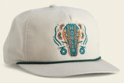 Howler Bros Unstructured Snapback Hat - Gator Chomp: Stone