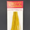 Whiting 100 Pack Dry Fly Hackle - White Dyed Golden Olive - 12 1 Whiting 100 Pack Dry Fly Hackle - White Dyed Golden Olive - 12 -Fishing Equipment Store GoldenOlive