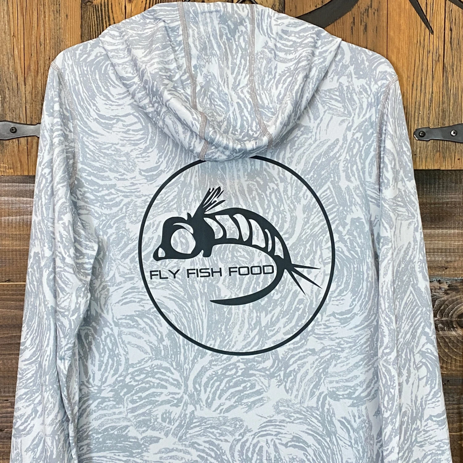 Patagonia Men's Tropic Comfort Hoody II - Fly Fish Food Logo 3 Patagonia Men's Tropic Comfort Hoody II - Fly Fish Food Logo