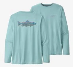 Patagonia Men's Long-Sleeved Capilene Cool Daily Fish Graphic Shirt -Fishing Equipment Store Long sleeve