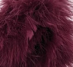 1oz Master Pack: Fish Hunter Premium Strung Marabou -Fishing Equipment Store Marabou Burgundy