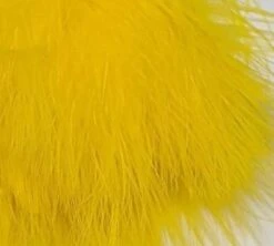 1oz Master Pack: Fish Hunter Premium Strung Marabou -Fishing Equipment Store Marabou Lemon Yellow