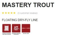 Scientific Anglers Mastery Trout Fly Line -Fishing Equipment Store MasteryTroutTechnology