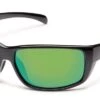 Smith Suncloud Milestone - Black - Polarized Green Mirror -Fishing Equipment Store MileGMBK