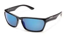 Smith Suncloud Cutout - Matte Black - Polerized Blue Mirror