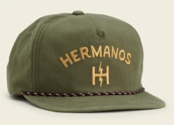 Howler Bros Unstructured Snapback Hat - Hermanos - Fatigue