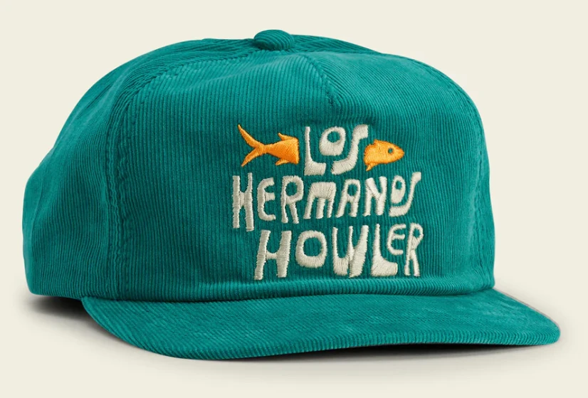 Howler Bros Unstructured Snapback Hat - Los Hermanos Pescado - Dark Teal 3 Howler Bros Unstructured Snapback Hat - Los Hermanos Pescado - Dark Teal
