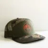 Simms 7-Panel Trucker - Fly Fish Food Logo - Olive -Fishing Equipment Store Simms FFF7 PanelTruckerOlive 1