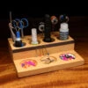 Hareline Wooden Tool Caddy -Fishing Equipment Store WTC 2