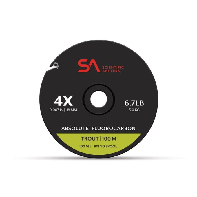 Scientific Anglers Absolute Fluorocarbon Trout Tippet - 100m 3 Scientific Anglers Absolute Fluorocarbon Trout Tippet - 100m