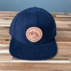 Fly Fish Food Logo Hat Corduroy - Navy -Fishing Equipment Store cordnavy