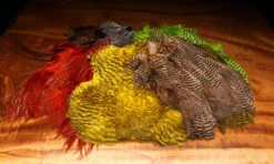 Hareline Grizzly Soft Hackle Marabou Patch