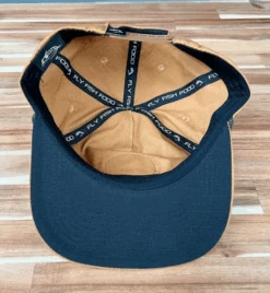 VIRTUE Fly Fish Food Rooster Patch Hat - Light Brown -Fishing Equipment Store lbr3