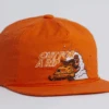 COAL - The Field Brushed Twill Vintage Strapback Cap - Orange -Fishing Equipment Store thefieldorange